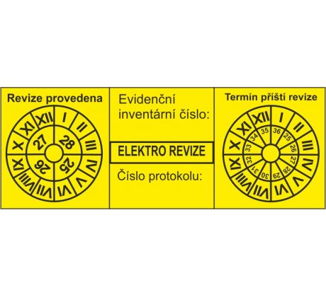 Označení revize spotřebičů