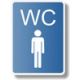 WC muži, toalety muži