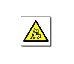 Bezpečnostní tabulky - Pozor vozíky - symbol