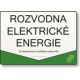 Bezpečnostní tabulky - Rozvodna elektrické energie