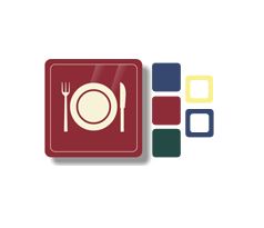 Restaurant - tabulka - symbol