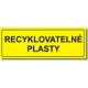 Tabulky - Tříděný odpad - Recyklovatelné plasty