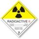 Značení ADR - Radioaktivní látka v kusech kat. II. č. 7B