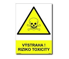 Bezpečnostní tabulky - Výstraha! Riziko toxicity