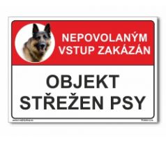 Objekt střežen psy