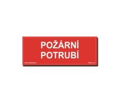 Bezpečnostní tabulky - Požární potrubí
