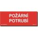 Bezpečnostní tabulky - Požární potrubí