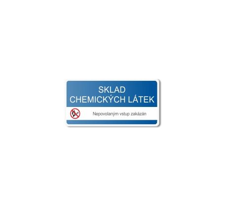 Bezpečnostní tabulka - Sklad chemických látek