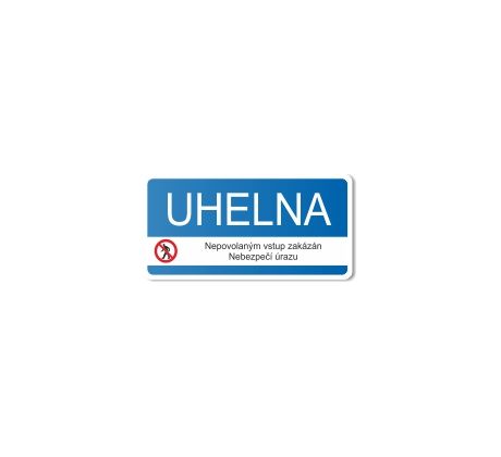 Bezpečnostní tabulka - Uhelna