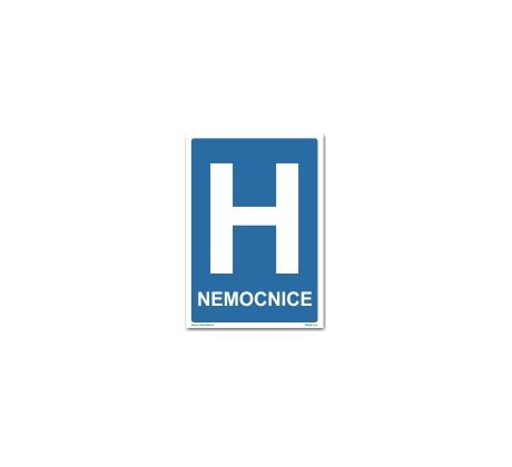 Bezpečnostní tabulky - Nemocnice