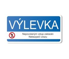 Bezpečnostní tabulka - Výlevka