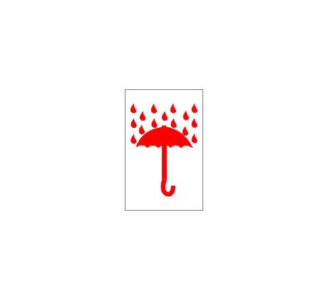 Značení obalů - Chránit před vlhkem / Keep away from water - piktogram - R