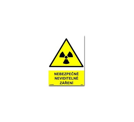 Bezpečnostní tabulky - Nebezpečné neviditelné záření