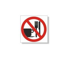 Bezpečnostní symbol - Zákaz jídla