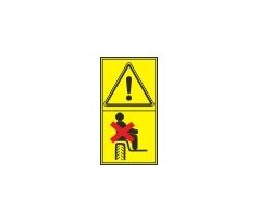 Výstraha - Nesedej - nepřepravuj za jízdy osoby