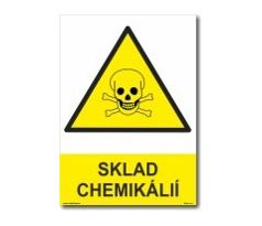 Bezpečnostní tabulky - Sklad chemikálií