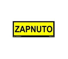 Bezpečnostní tabulky - Zapnuto