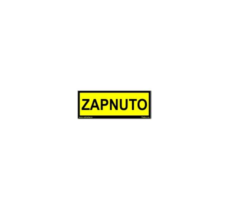 Bezpečnostní tabulky - Zapnuto