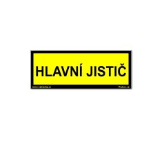 Bezpečnostní tabulky - Hlavní jistič