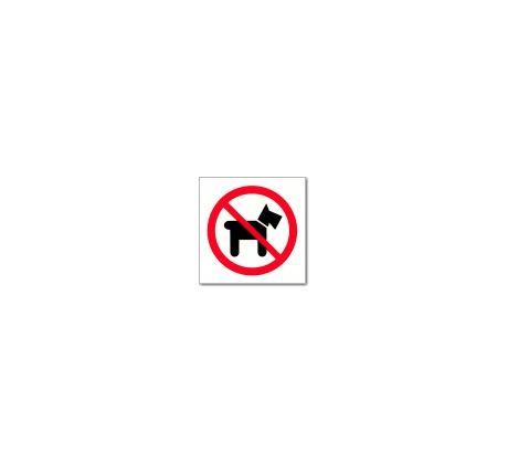 Bezpečnostní tabulky - Zákaz vstupu se psem