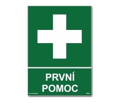 Bezpečnostní tabulka - První pomoc