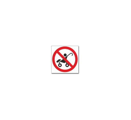 Bezpečnostní symbol - Zákaz kočárků