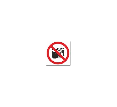Bezpečnostní symbol - Zákaz fotografování