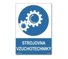 Bezpečnostní tabulka - Strojovna vzduchotechniky