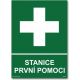 Bezpečnostní tabulka - Stanice první pomoci