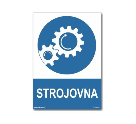 Bezpečnostní tabulka - Strojovna