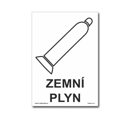 Bezpečnostní tabulky - Zemní plyn