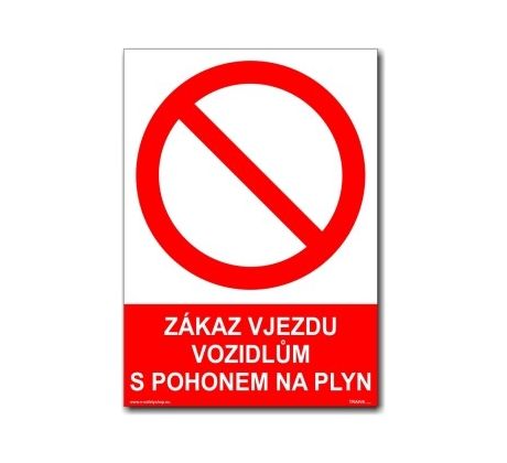 Zákaz vjezdu vozidlům s pohonem na plyn