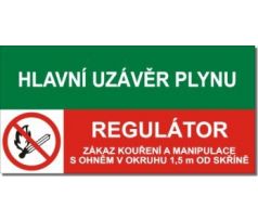 Hlavní uzávěr plynu - Regulátor