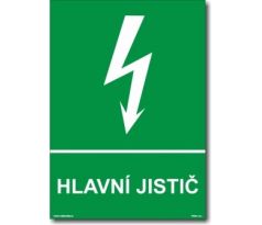 Bezpečnostní tabulky - Hlavní jistič