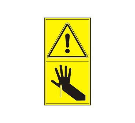 Výstraha - Nebezpečí propíchnutí ruky