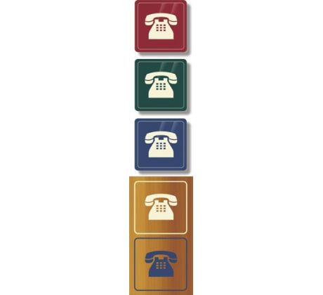 Telefon - tabulka - symbol