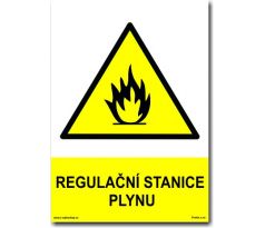 Bezpečnostní tabulky - "Regulační stanice plynu"