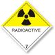Značení ADR - Radioaktivní látky č. 7D
