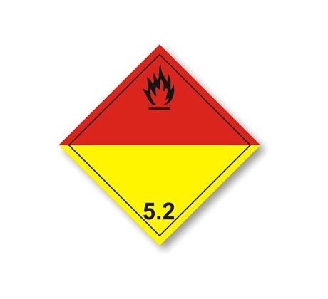 Značení ADR - Organické peroxidy č. 5.2