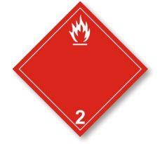 Značení ADR - Nebezpečí požáru ( hořlavé plyny ) č.2 B