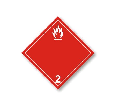 Značení ADR - Nebezpečí požáru ( hořlavé plyny ) č.2 B