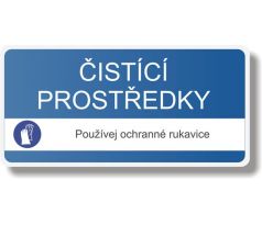 Bezpečnostní tabulka - Čistící prostředky