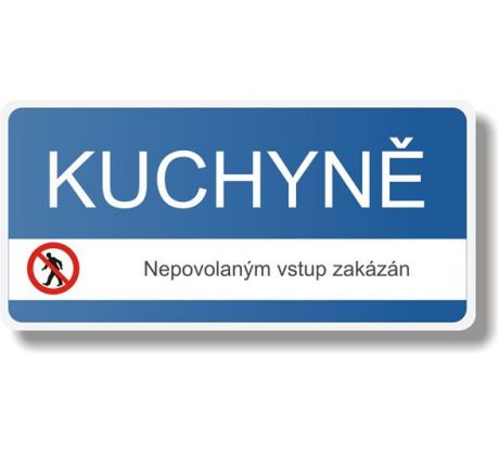 Bezpečnostní tabulka - Kuchyně