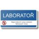 Bezpečnostní tabulka - Laboratoř