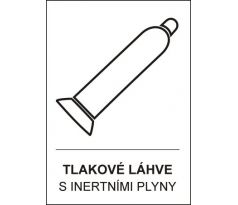 Bezpečnostní tabulky - Tlakové láhve s inertními plyny