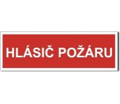 Tabulka nadpis hlásič požáru