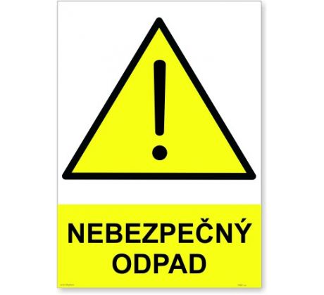 Bezpečnostní tabulky - Nebezpečný odpad