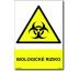 Bezpečnostní tabulky - Biologické riziko Samolepka 297x210 mm
