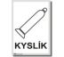 Bezpečnostní tabulky - Kyslík Samolepka 200x150 mm