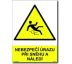 Bezpečnostní tabulky - Nebezpečí úrazu při sněhu a náledí Plast 297x210 mm